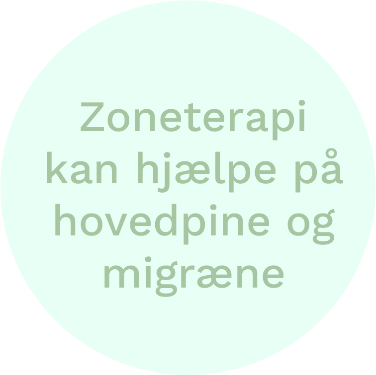 Zoneterapi hjælper på hovedpine og migræne